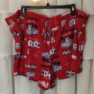 Dog Drive in Theater Sleep Shorts with pockets Size 3X